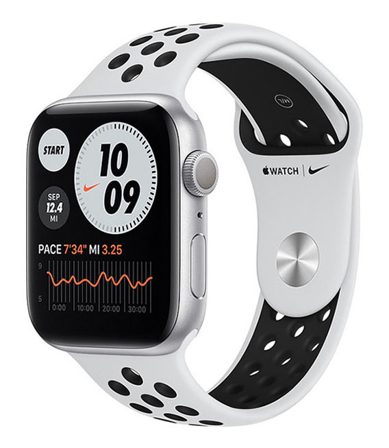 Series6[44mm GPS]アルミニウム シルバー Apple Watch Nike MG…