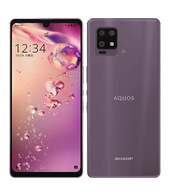 AQUOS zero6 SH-RM18[128GB] 楽天モバイル パープル【安心保証】_画像1