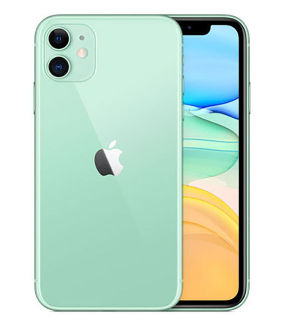 iPhone11[64GB] au MWLY2J グリーン【安心保証】_画像1