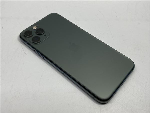 iPhone11 Pro[64GB] au MWC62J ミッドナイトグリーン【安心保 …_画像4