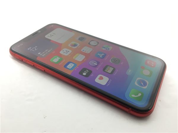 iPhone11[64GB] SoftBank MWLV2J レッド【安心保証】_画像4
