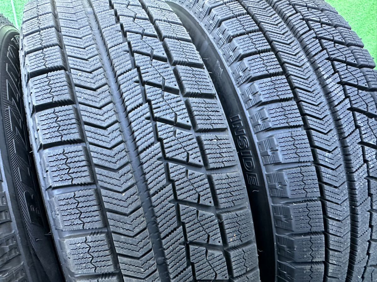 165/70R14 81Q 2019年製 BRIDGESTONE ブリヂストン BLIZZAK VRX スチールホイール 14インチ4本セット 穴 4 PCD 100 ハブ径 54_画像4