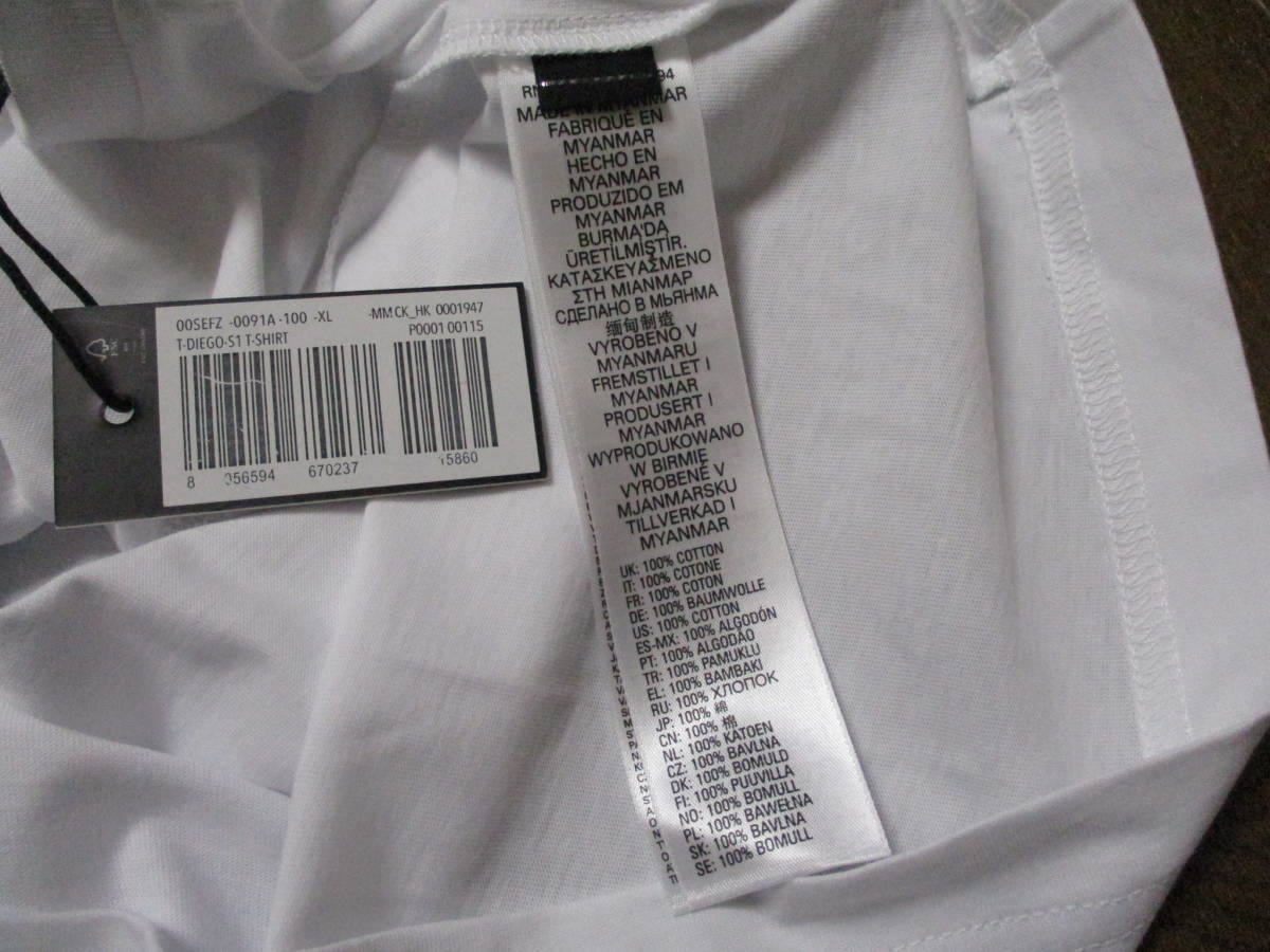 ☆DIESEL/ディーゼル☆未使用 T-DIEGO-S1 半袖Tシャツ サイズ：XL_画像8