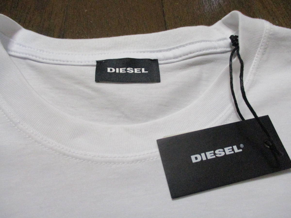 ☆DIESEL/ディーゼル☆未使用 T-DIEGO-QA 半袖Tシャツ サイズ：XL ホワイト_画像7