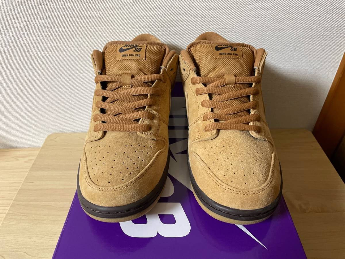 未使用品】Nike SB Dunk Low Pro Wheat 27.5cm／ナイキ SB ダンク ロー