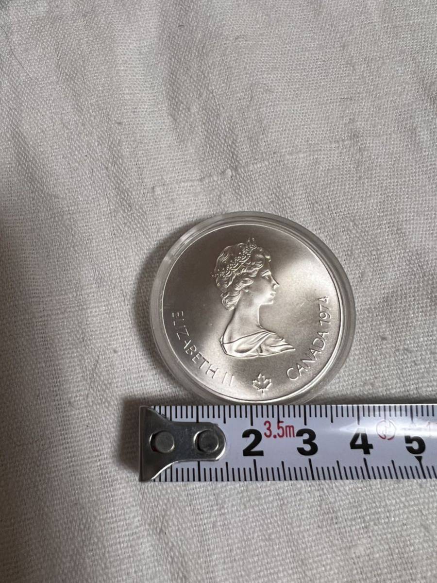 ◆ モントリオールオリンピック　$5　記念銀貨　エリザベスコイン　プルーフ入◆B-440_画像3