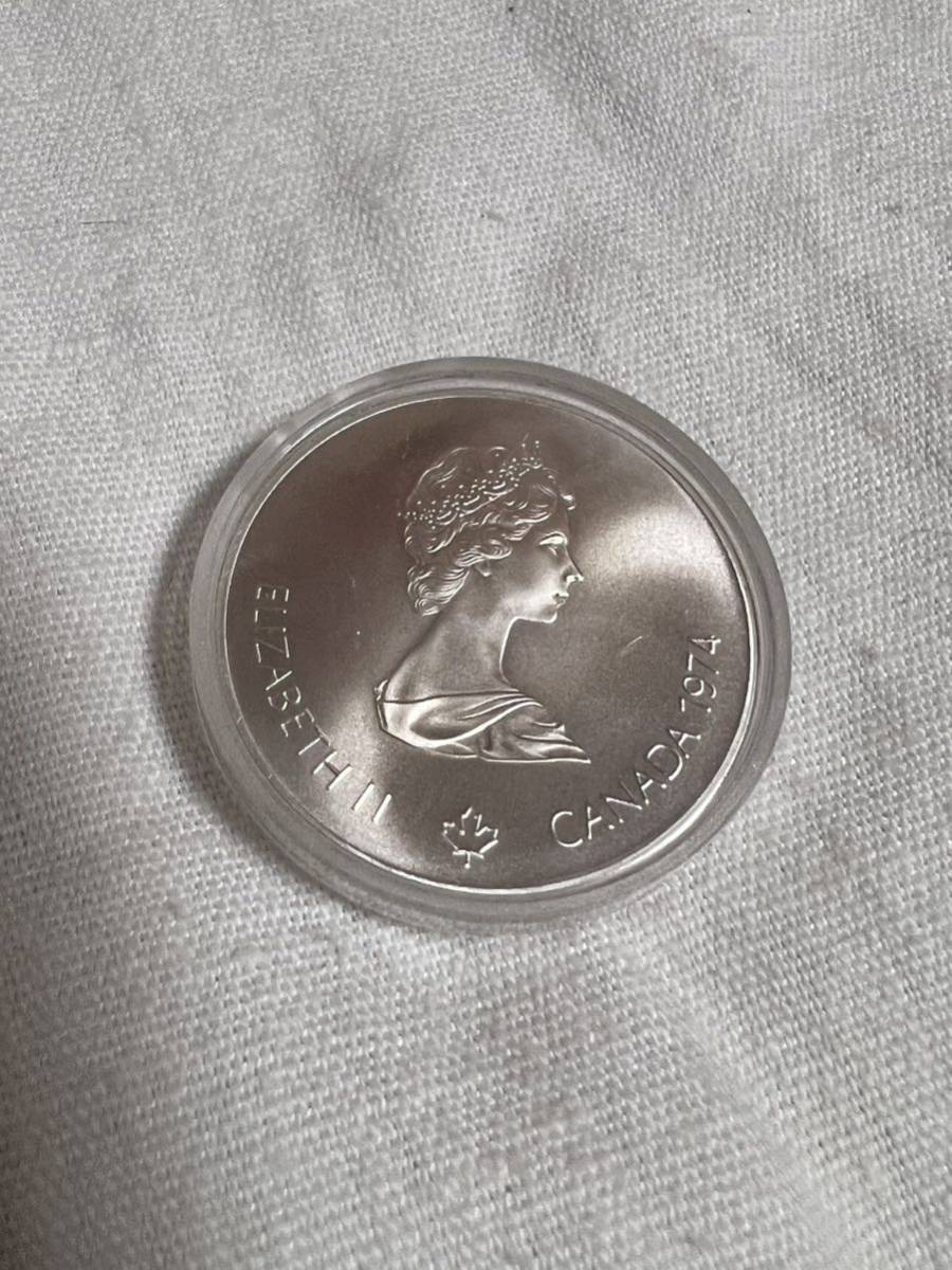 ◆ モントリオールオリンピック　$5　記念銀貨　エリザベスコイン　プルーフ入◆B-440_画像1