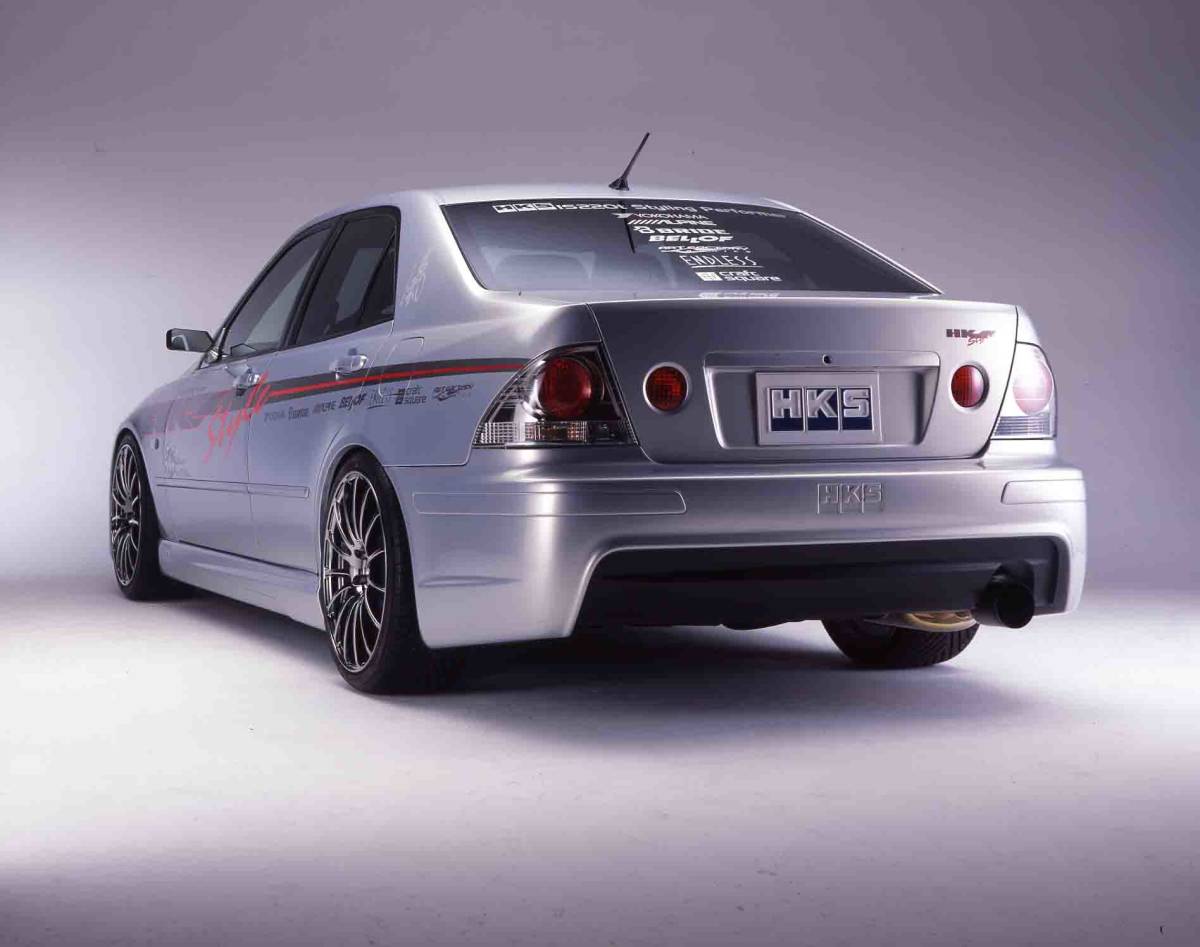 HKS アルテッツァ フルエアロ 4点セット フロント サイド リア グリル SXE10 bumper バンパー body kit Aero parts ALTEZZA grand effect_画像3