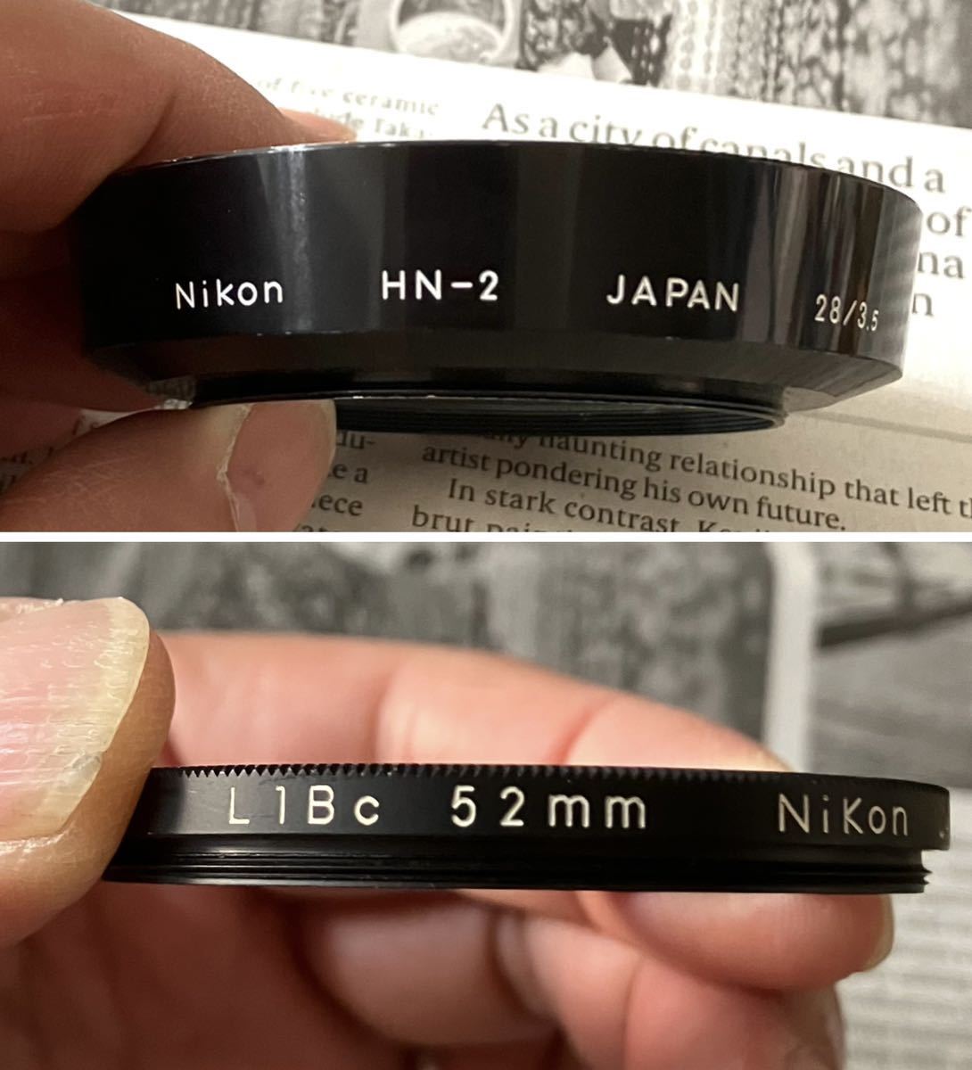 【超美品】ニコン Nikon ニッコール Nikkor-H Auto 28mm f3.5 Ai純正改造 オリジナルフード HN-2_画像8