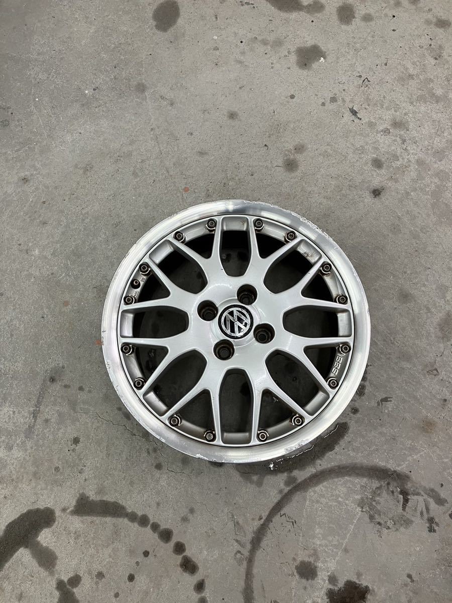 BBS VW フォルクスワーゲン　純正　16インチ　6.5jj pcd 100 4H ET 45 ゴルフ　希少　４本セット_画像3