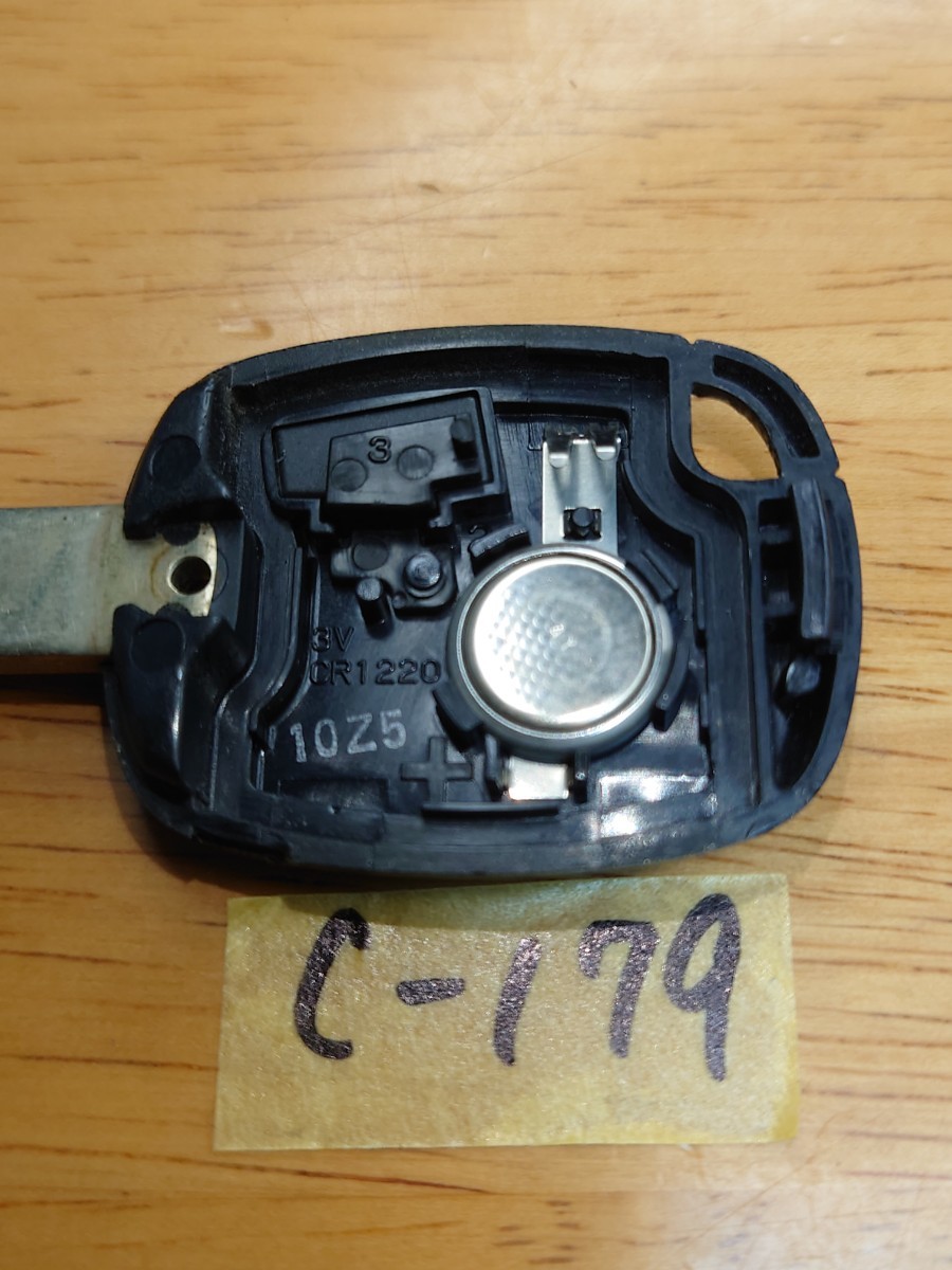 C-179 Honda HONDA original keyless 1. button stamp [V] tester has confirmed anonymity delivery remote control 