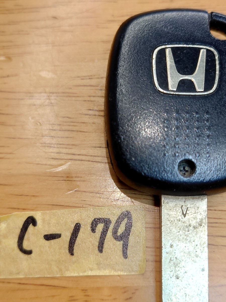 C-179 Honda HONDA original keyless 1. button stamp [V] tester has confirmed anonymity delivery remote control 
