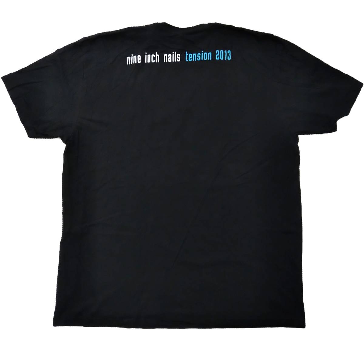 ナイン・インチ・ネイルズ　Tシャツ　2XLサイズ　黒　tension 2013 ツアー　ロックTシャツ　バンドTシャツ　バンT　nine inch nails 