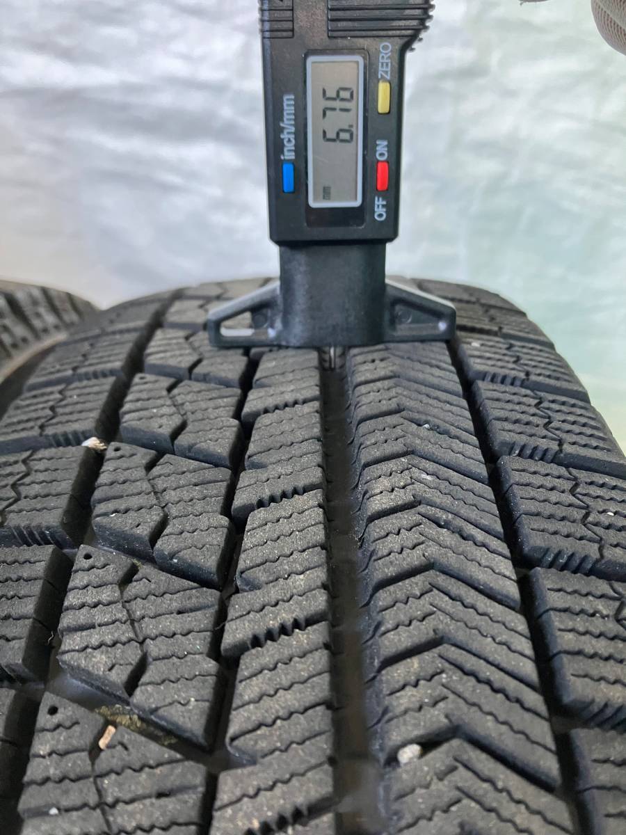 中古 2019年製 BLIZZAK VRX 165/65R14 スタッドレスタイヤ＆ホイール 4本セット_画像8