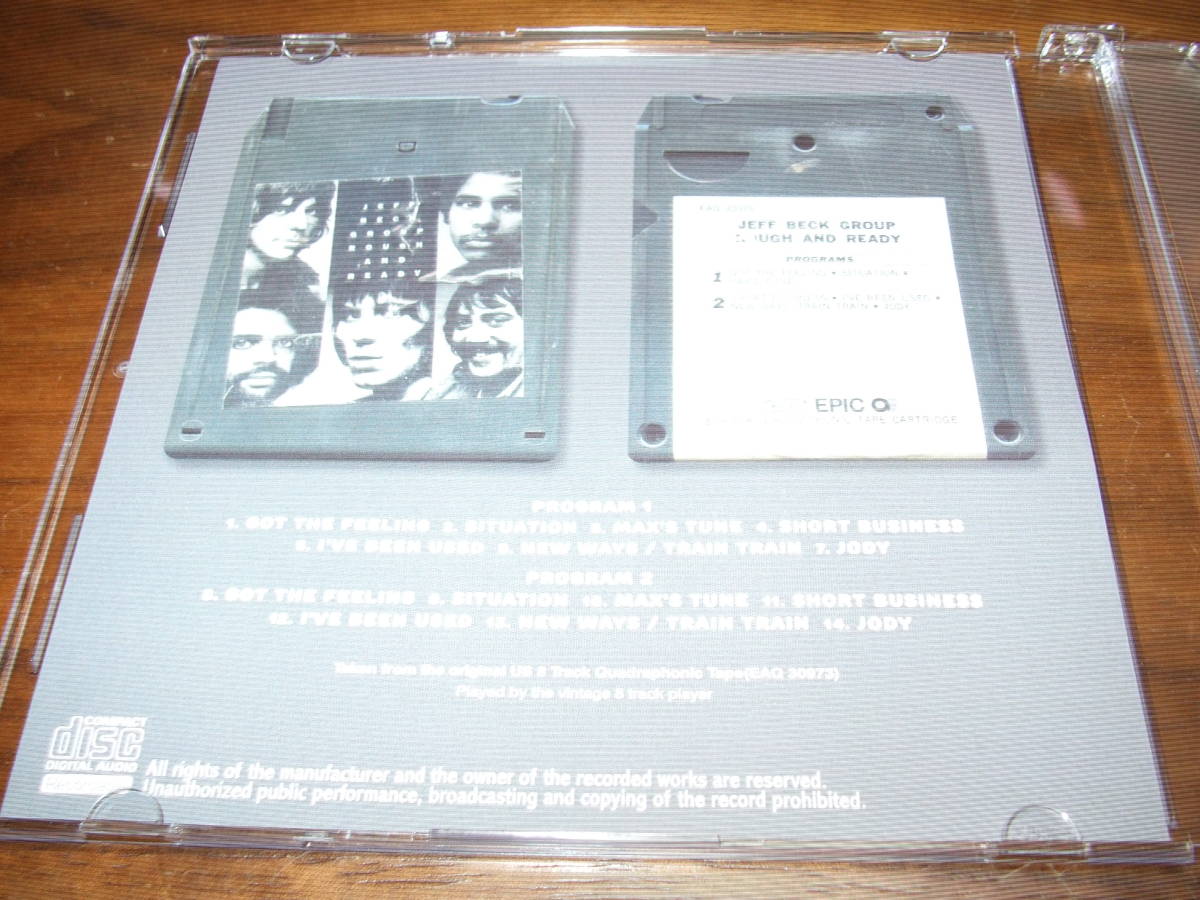 Jeff Beck Group《 Rough and Ready 8 Track Tape 》★スタジオ音源の画像3