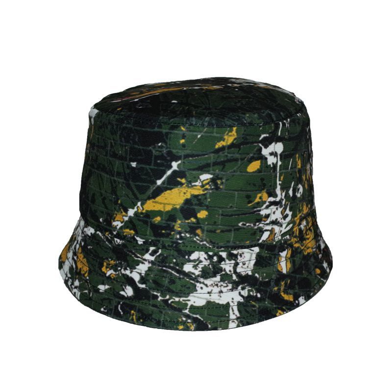 災害支援 日本製 オリジナルJOHN DRIP PAINT BUCKET HAT 廃業放出品_画像1