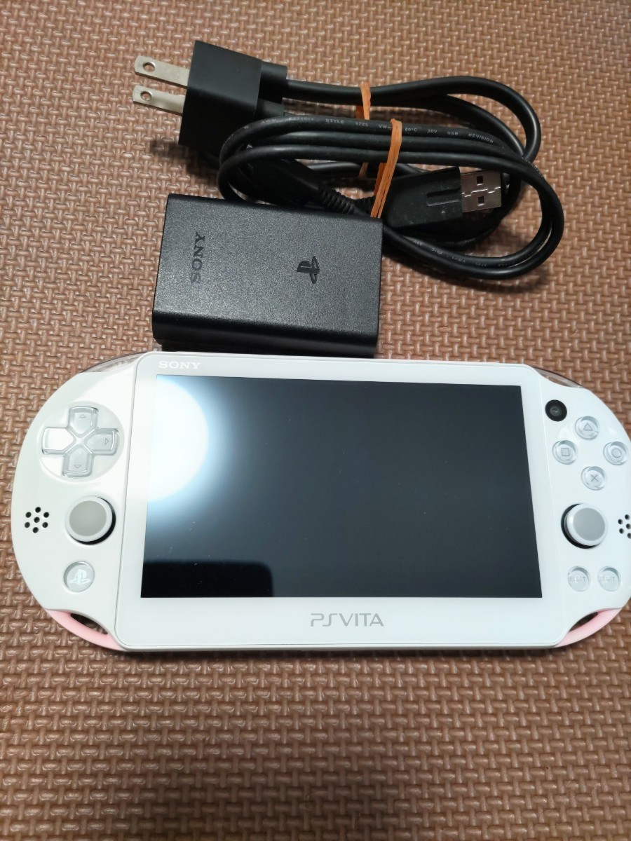 美品 PlayStation Vita 本体 PCH-2000 ZA19 ライトピンク プレイステーション ヴィータ PSvita本体Wi-Fiモデル PS Vita本体 PSP プレステ _画像1