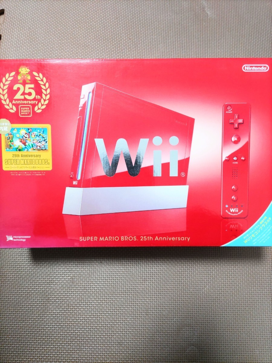 未使用開封品ニンテンドーWii 本体スーパーマリオ25周年仕様NINTENDO