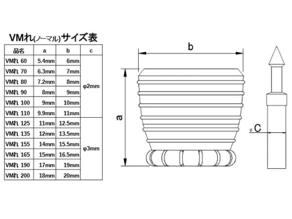 ◎バーニアノズルVMれ(ノーマル)90　直径9ミリ　計12個セット◎_画像4