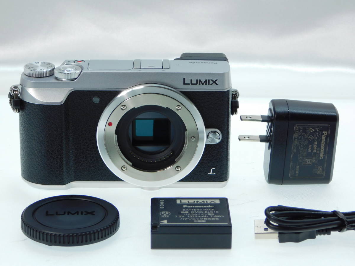 ■極上品■ Panasonic パナソニック LUMIX DMC-GX7MK2-K ボディ シルバー ☆シャッター回数わずか 約 4,404回！ ＃7543