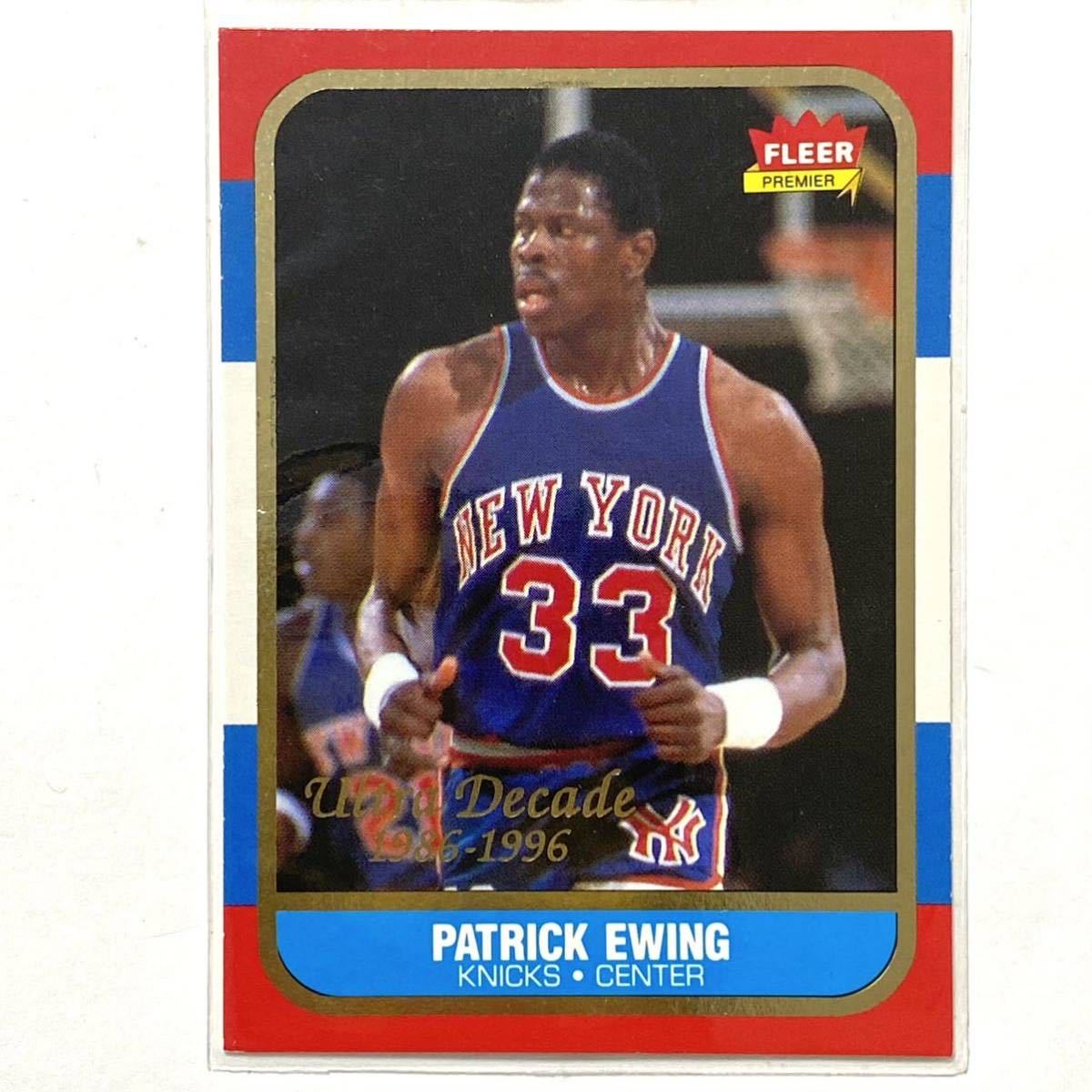 Patrick Ewing 1996-97 Fleer Ultra Decade RC Reprint ★ パトリック ユーイング NBAカード_画像1