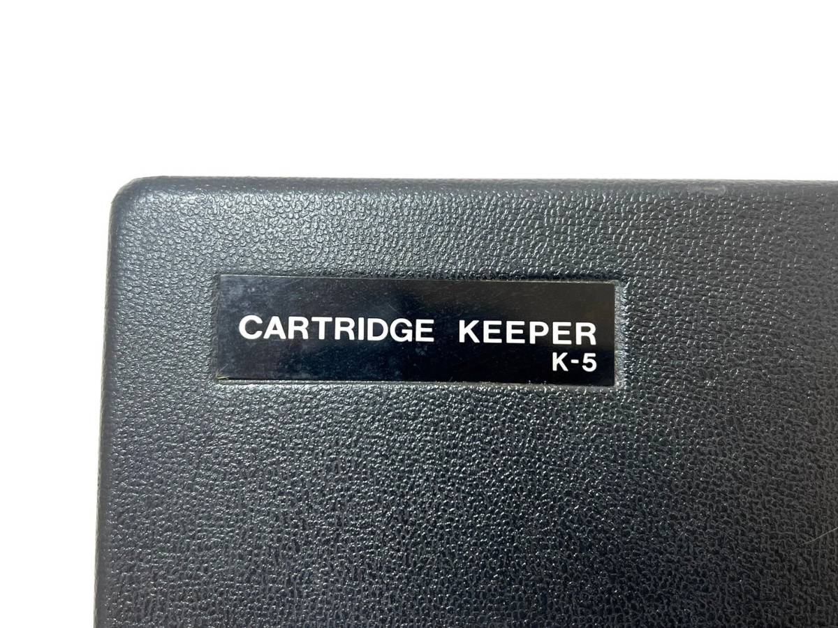 Fidelity-Research/フィデリティ リサーチ CARTRIDGE KEEPER カートリッジキーパー K-5 5本収納 カートリッジケース 現状品 (44897OT2)_画像4