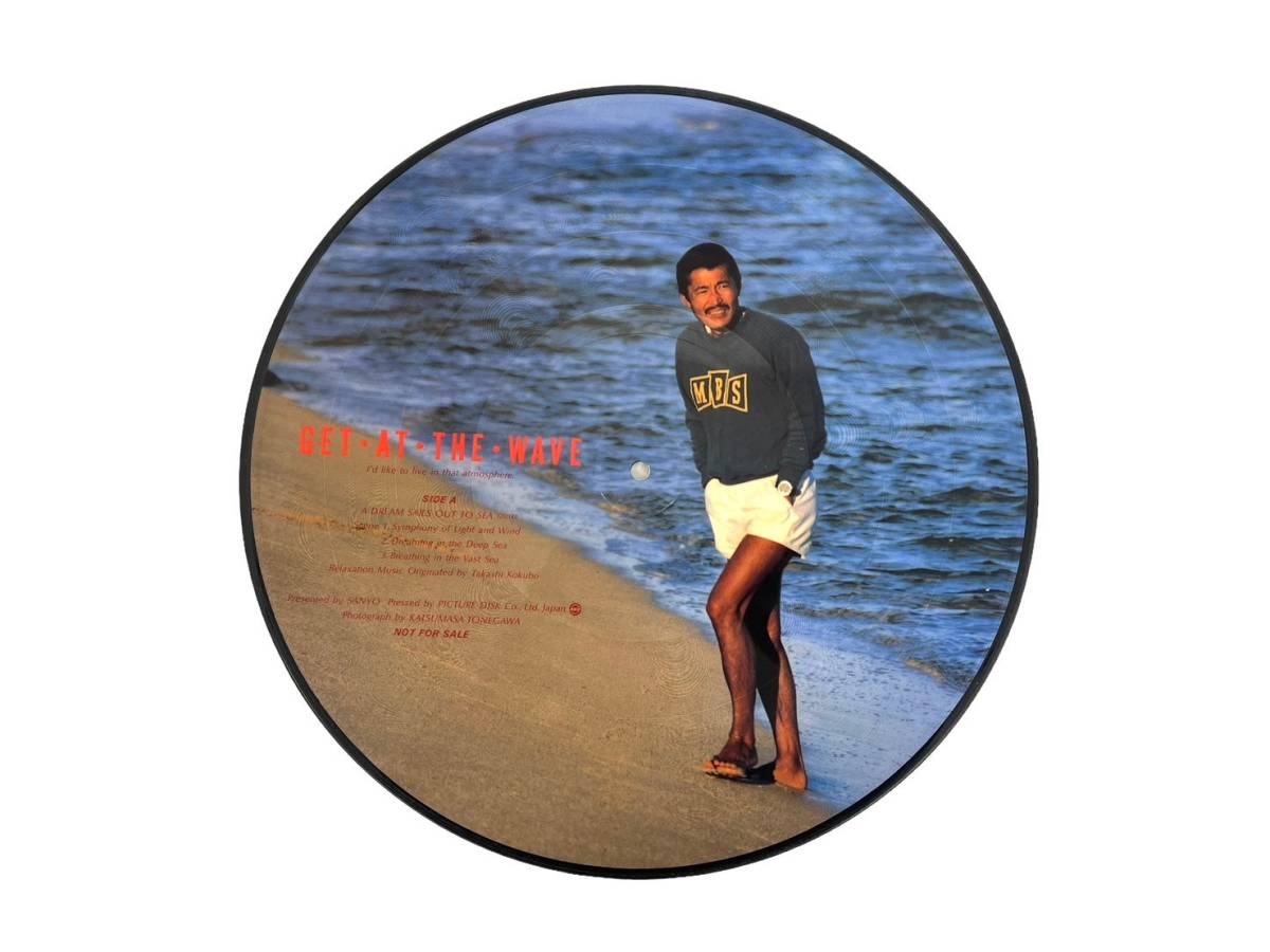 【LPレコード】SANYO/サンヨー GET AT THE WAVE Mr.レイダン 新・呼吸アルバム 小久保隆(音楽) ピクチャーレコード 現状品 (44898OT1)_画像2