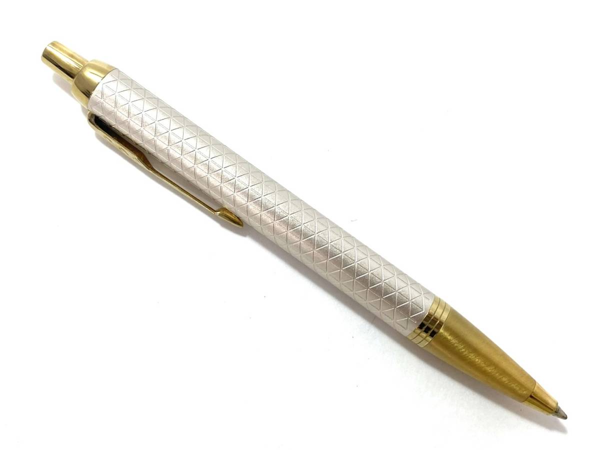 ★ PARKER/パーカー IM プレミアムライン ノック式 ボールペン ウォームグレイ 筆記用具 文具 (45399I1)_画像1