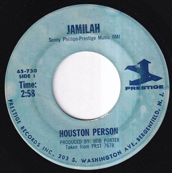 Houston Person - Jamilah / Goodness (A) K517_7インチ大量入荷しました。