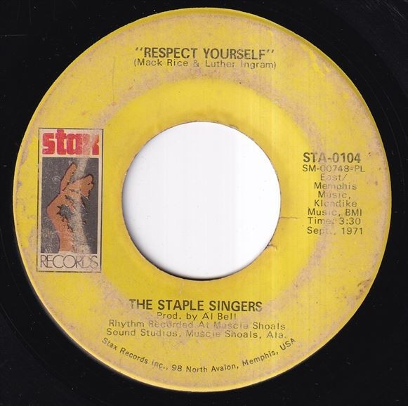 The Staple Singers - Respect Yourself / You're Gonna Make Me Cry (C) J065_7インチ大量入荷しました。