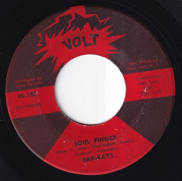 Bar-Kays - Soul Finger / Knucklehead (A) J396_7インチ大量入荷しました。