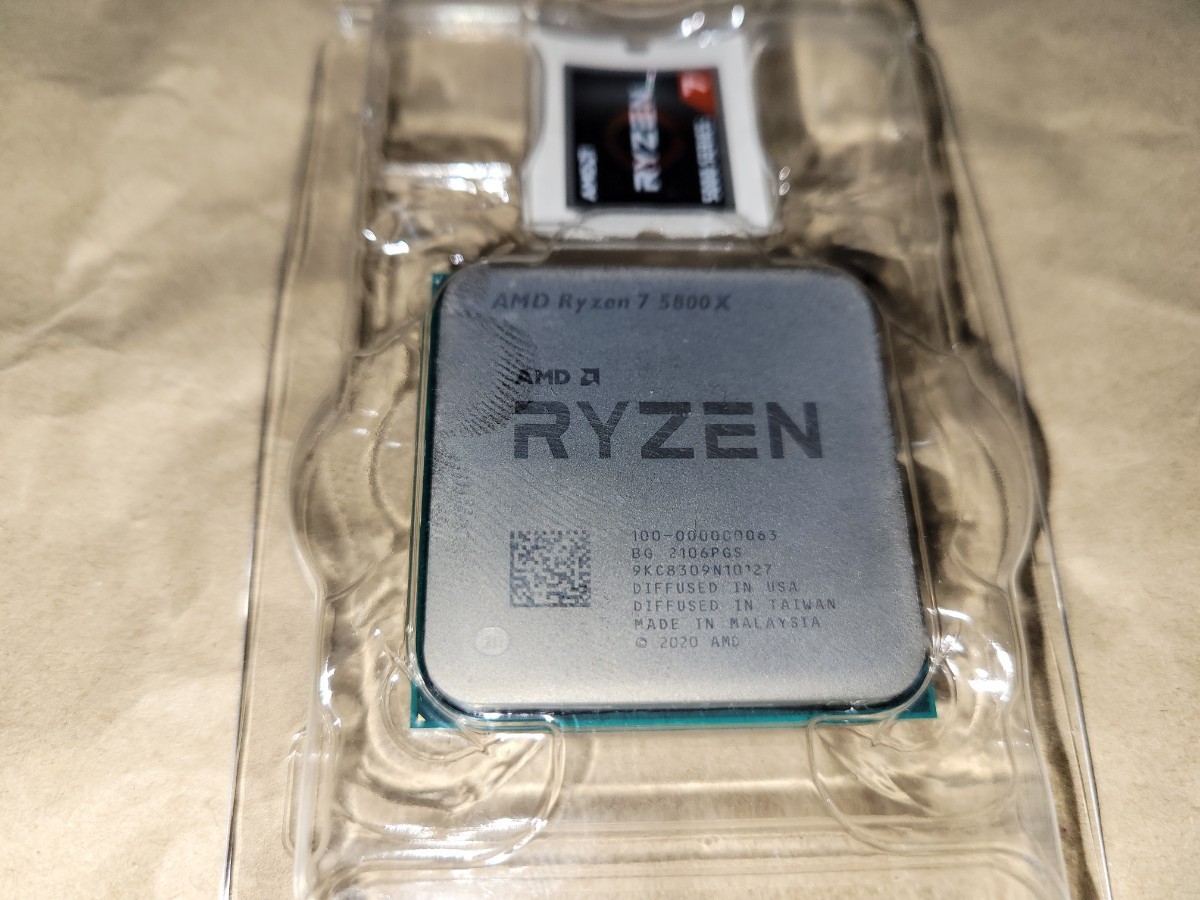 【ジャンク】 GIGABYTE X570S AERO G / AMD Ryzen7 5800X / PATRIOT MEMORY DDR4 16GB×2 3600MHz_画像7