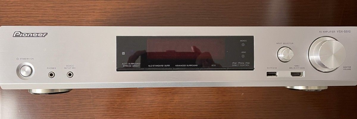 薄型AVアンプ Pioneer VSX-S510 【それなりに美品 薄型AVアンプ Pioneer VSX-S510 【それなりに美品