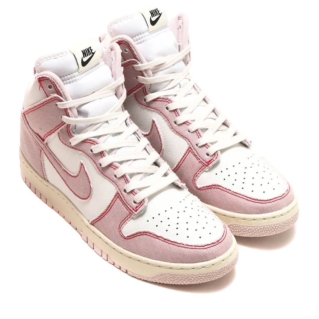 NIKE NIKE DUNK HI 1985 DQ8799-100 BARELY ROSE-UNIVERSITY RED ナイキ ダンク ハイ 1985 サミットホワイト/ユニバーシティレッド 27cm_画像1