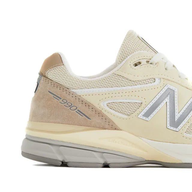 NEW BALANCE 990V4 CREAMニューバランス 990V4クリームu990te4 TEDDY SANTISテディサンティスNew Balance u990te4 US8.5 26.5cm定価37400円_画像6