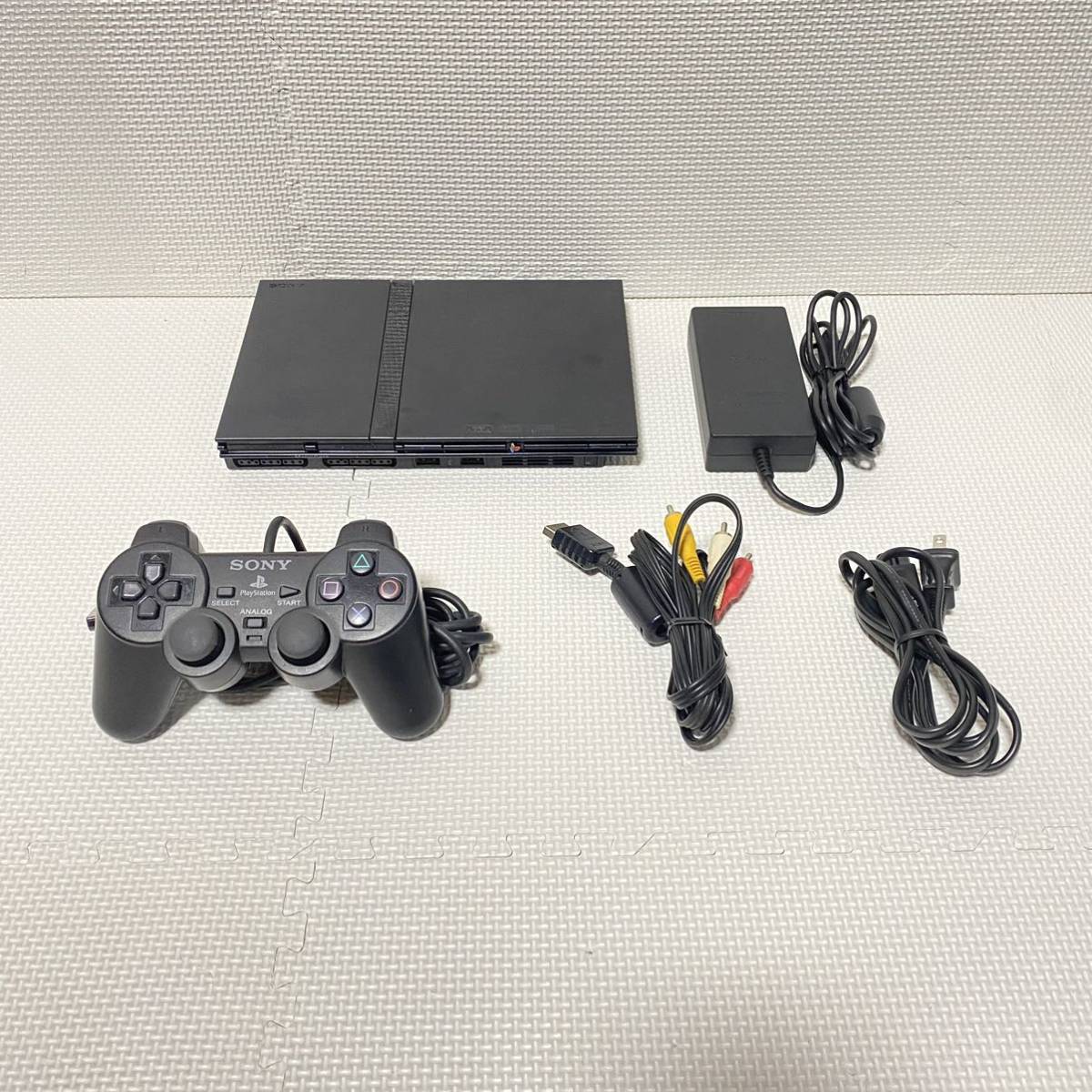 1円☆ PS2 SCPH-70000 CB チャコール ブラック SONY プレステ2 薄型