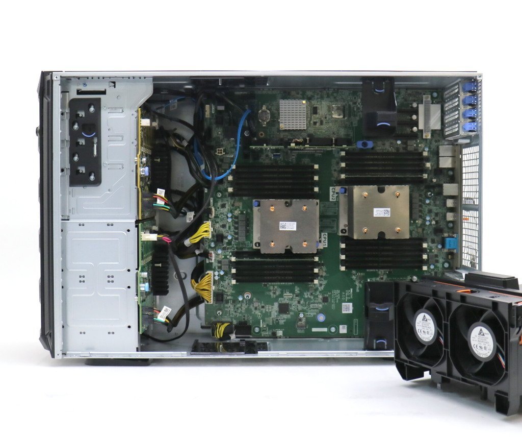 DELL PowerEdge T640 Xeon Gold 6132 2.6GHz(28スレッドCPU2基) 16GB 600GBx2台(SAS2.5インチ/12Gbps/RAID1構成) DVD-ROM PERC H730Pの画像3