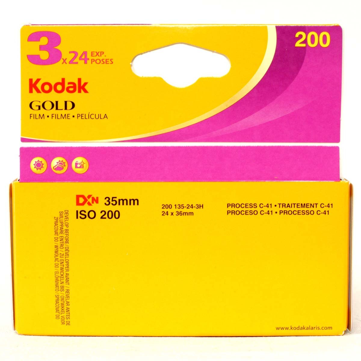 GOLD200-24枚撮【3本入】Kodak カラーネガフィルム ISO感度200 135/35mm【即決】コダック CAT603-3971★0086806033978 新品_画像4