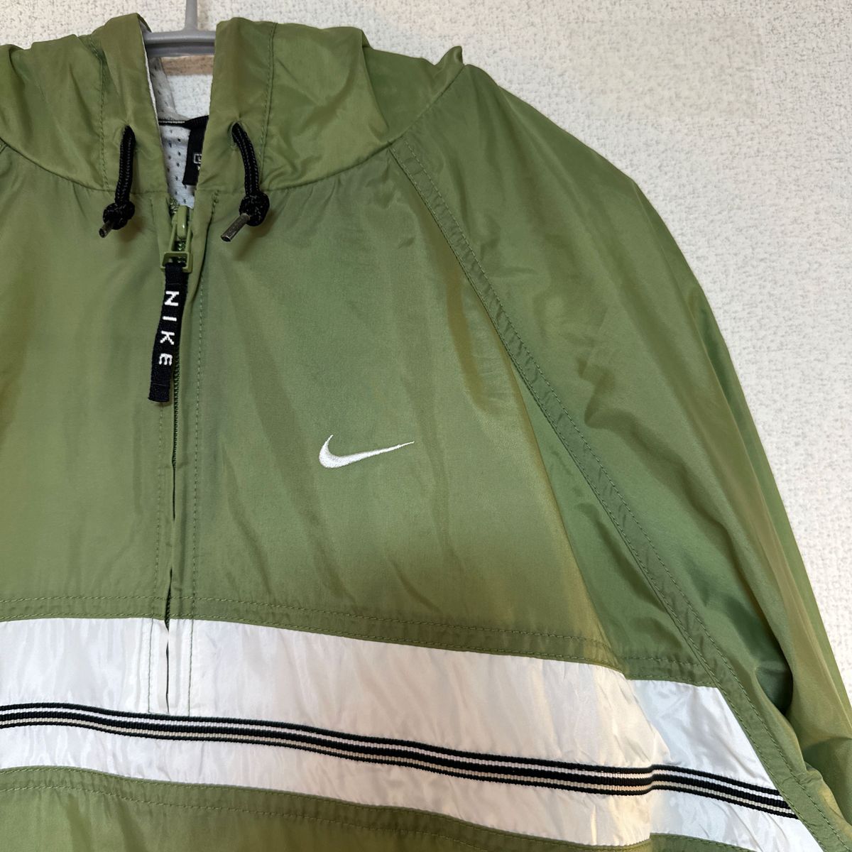 古着 Lサイズ 90s ナイキ NIKE ナイロンジャケット ジャケット ウインドブレーカー ジップ