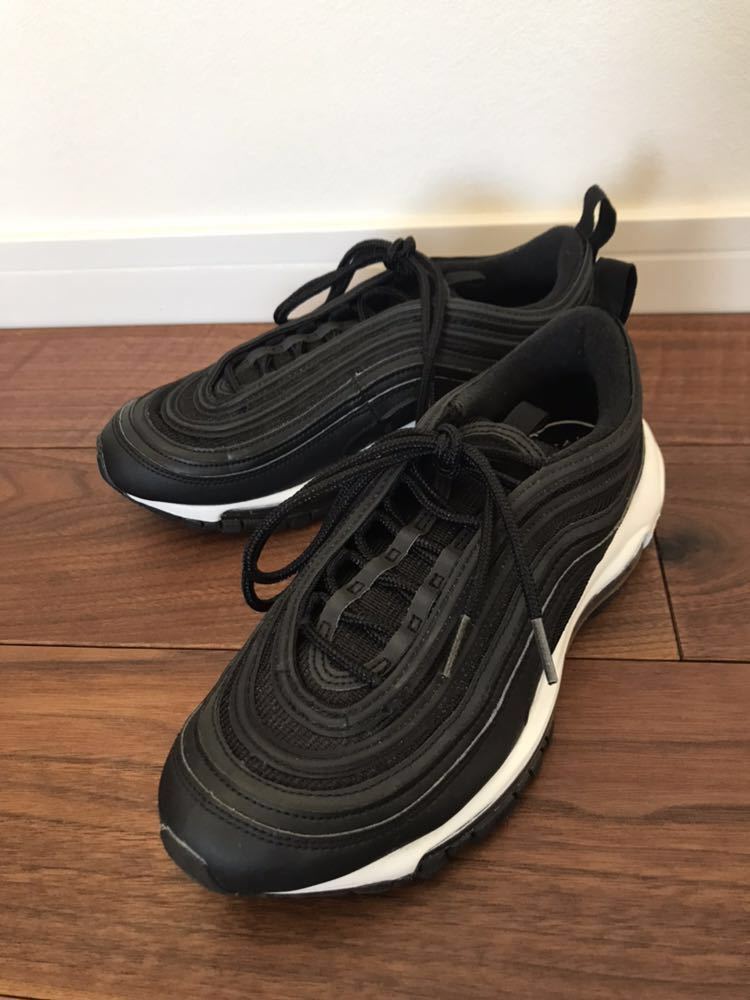 美品○NIKE ナイキ○エアマックス AIRMAX 97 黒 ブラック　スニーカー シューズ　23 US 6 レディース_画像1