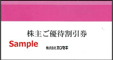 ◆05-02◆カンセキ 株主優待割引券 (WILD-1 15％割引) 2枚set-E◆_画像1