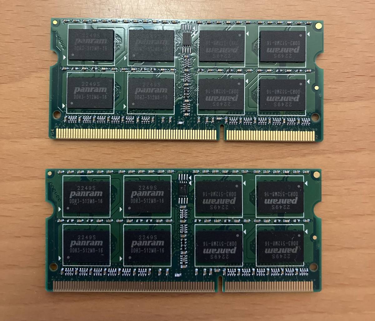 PANRAM DDR3 PC3-12800 8GBx2 合計16GB　 動作確認品 PSD3L 1600C118G2VS_画像2