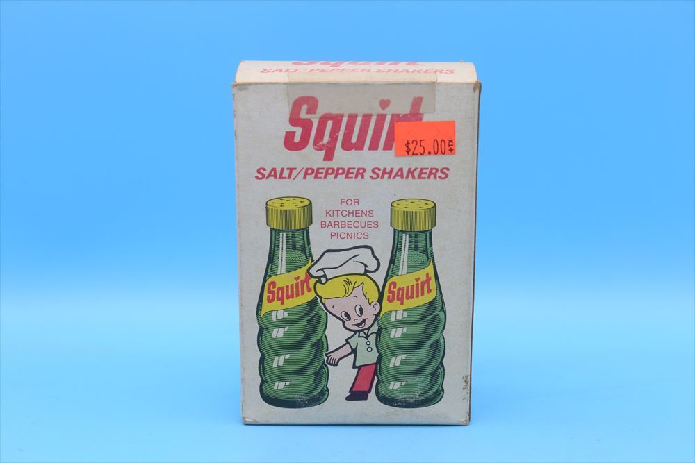 1円スタート☆70s Squirt Salt & Pepper/スクワート ソルト&ペッパー/ヴィンテージ/シェーカー/アメリカ/ボックス付き/_画像7