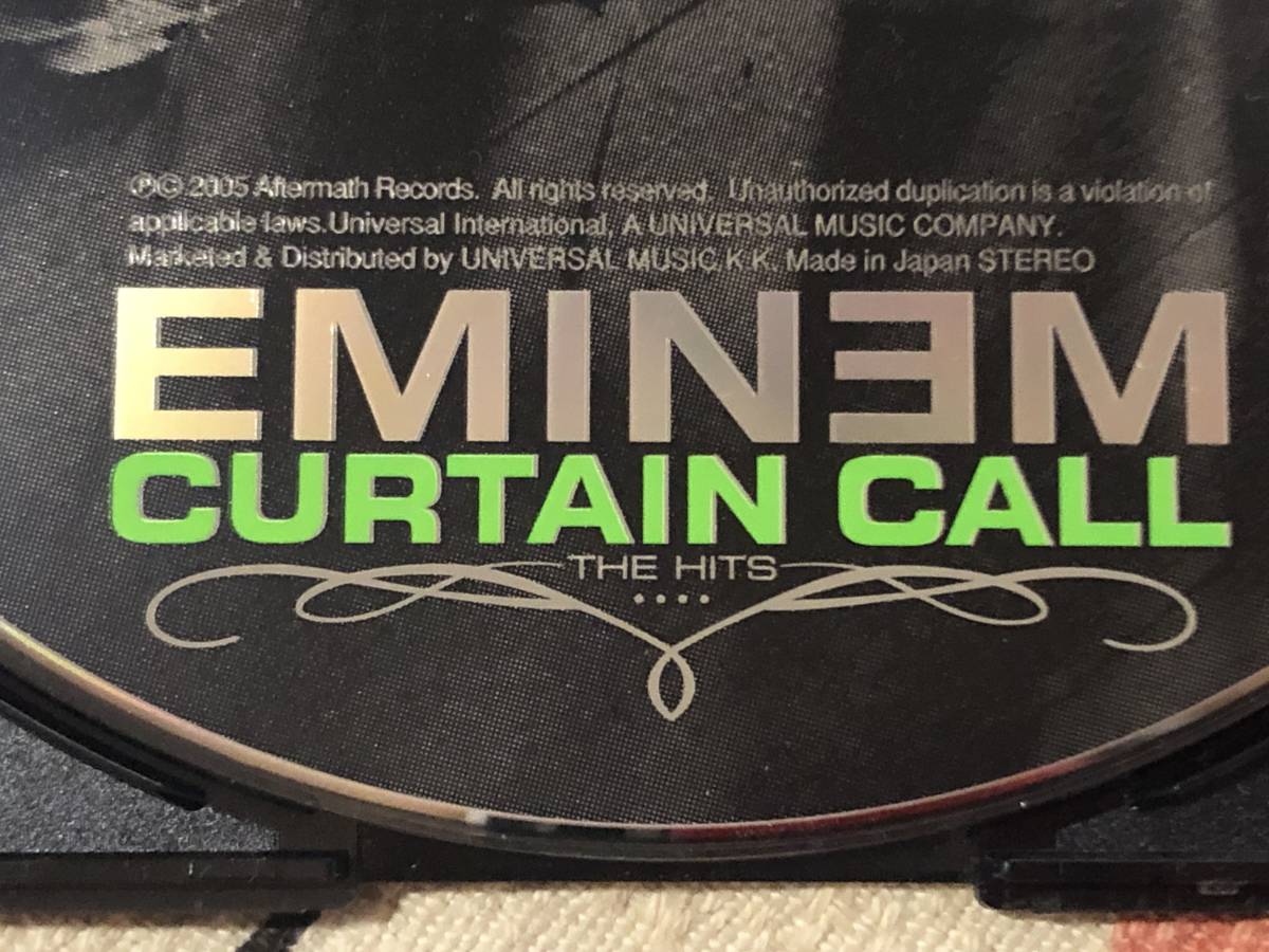 ★非売品CD　EMINEM ／エミネム「CURTEN CALL」 見本盤 　promo only japan mint sample rea_画像2