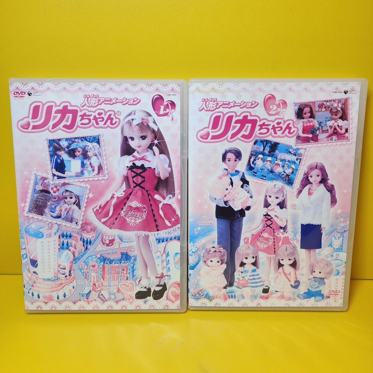 新品ケース交換済み リカちゃん 人形アニメーションDVD 2巻
