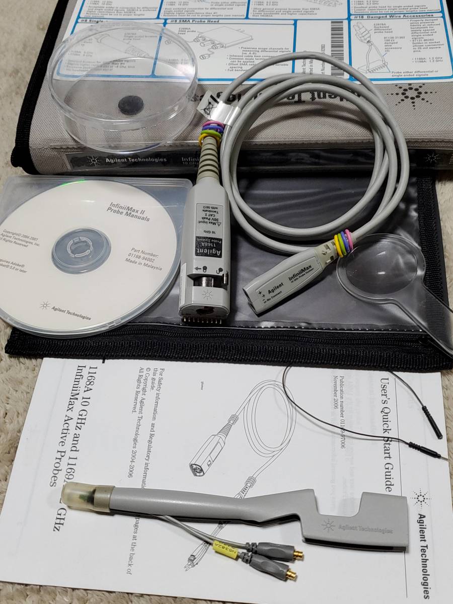 Agilent 1168A InfiniiMax 10Ghz　差動プローブ　美品　Keysight_画像1