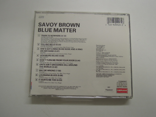 SAVOY BROWN / BLUE MATTER_画像3