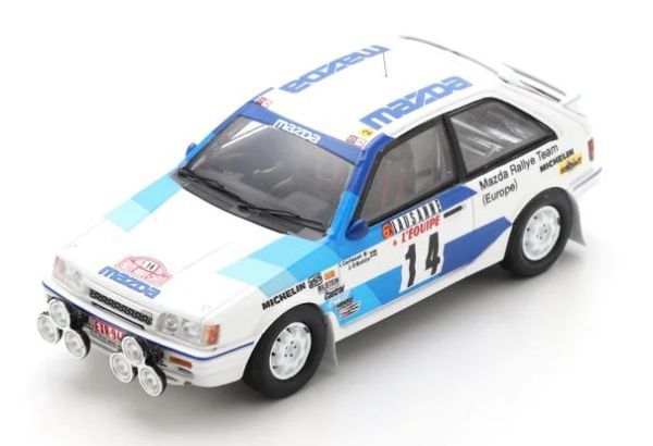 【スパーク】 1/43 マツダ 323 No.14 Mazda Rally Team Europe Rally Monte Carlo 1986I. Carlsson [S6230]★未開封新品！_画像1