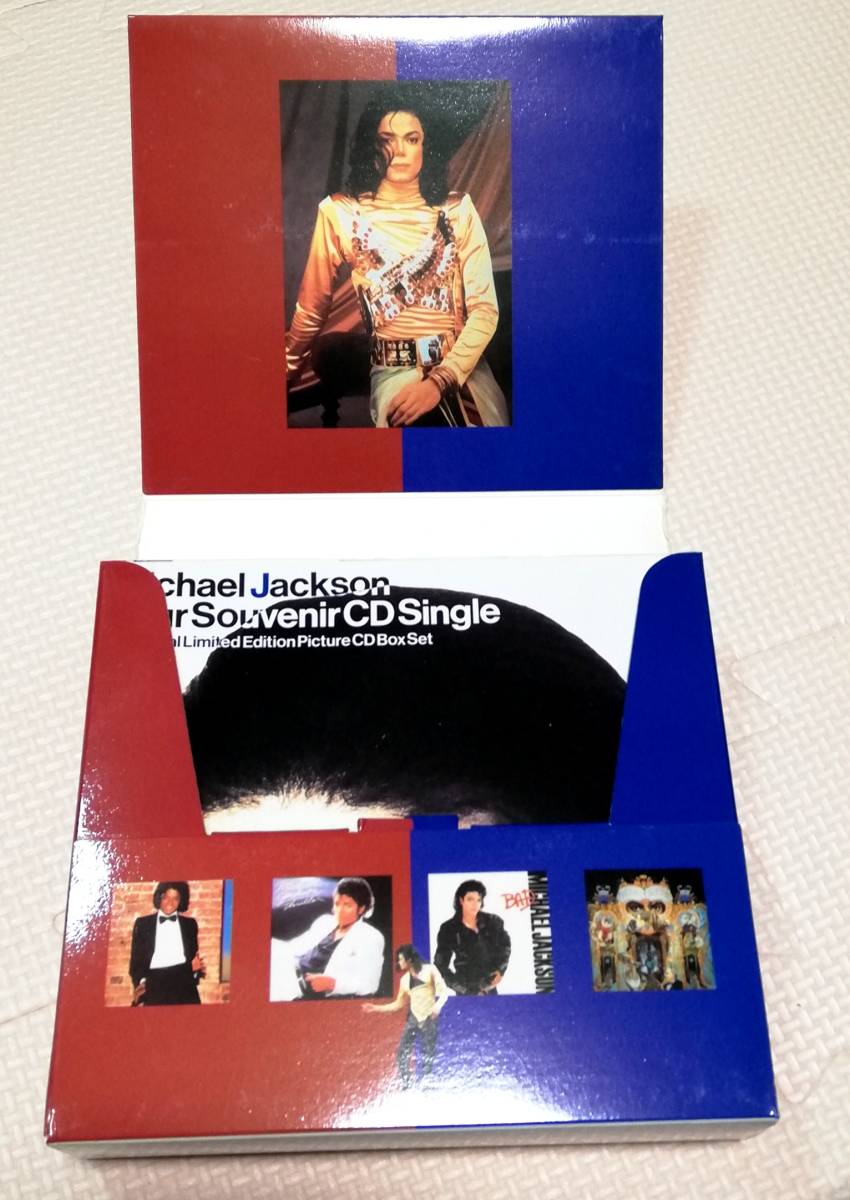 CD MICHAEL JACKSON Michael Jackson Tour Souvenir CD Single/A Special Limited Picture CD Box Set/ESCA-5703-7/5 листов комплект / ограниченный выпуск 
