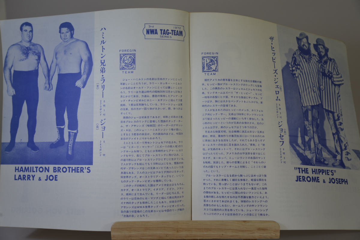 日本プロレス 1972年 ＮＷＡタッグチーム争奪戦　 パンフレット _画像5